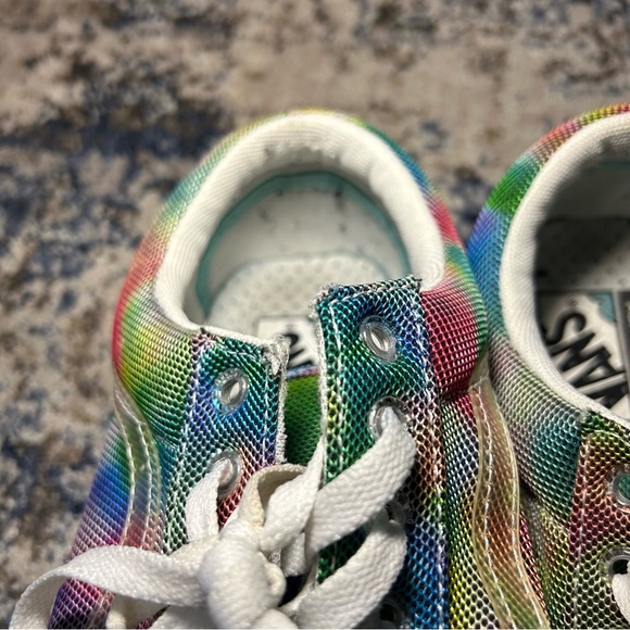 Vans Bloom Tie-Dye ComfyCush Old Skool Lace-Up Sneakers Size 12 - Picture 11 of 16